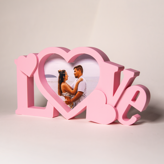 LOVE-valokuvakehys + valokuva