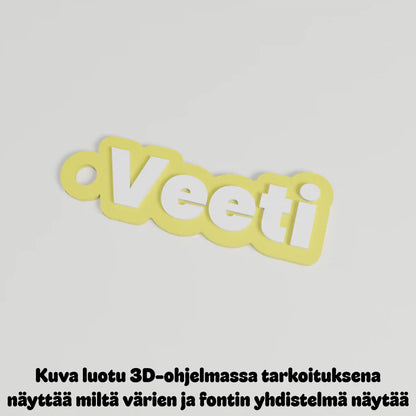 Avaimenperä omalla nimellä