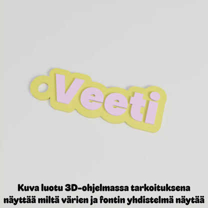 Avaimenperä omalla nimellä