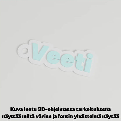 Avaimenperä omalla nimellä