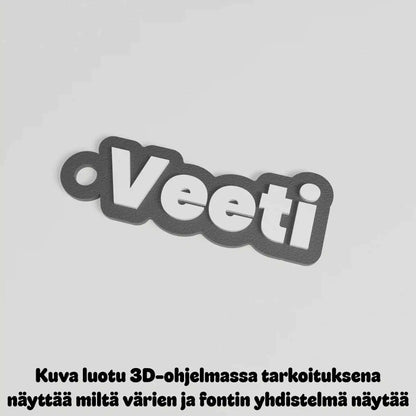 Avaimenperä omalla nimellä