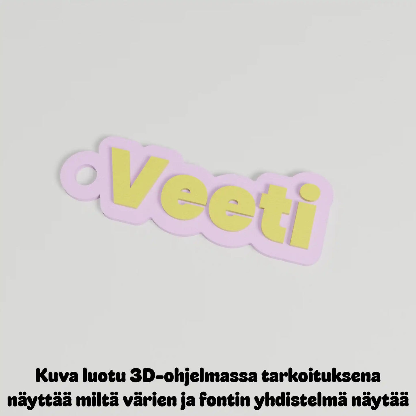 Avaimenperä omalla nimellä