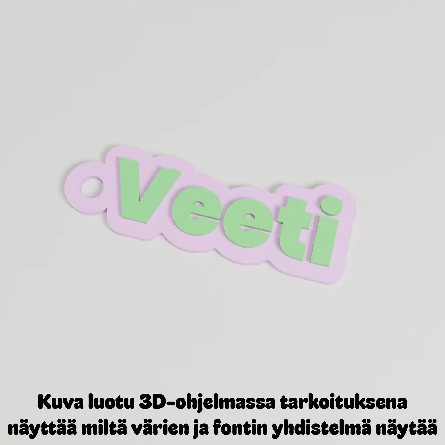 Avaimenperä omalla nimellä