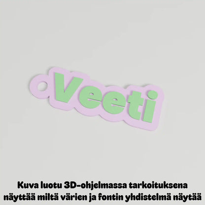 Avaimenperä omalla nimellä