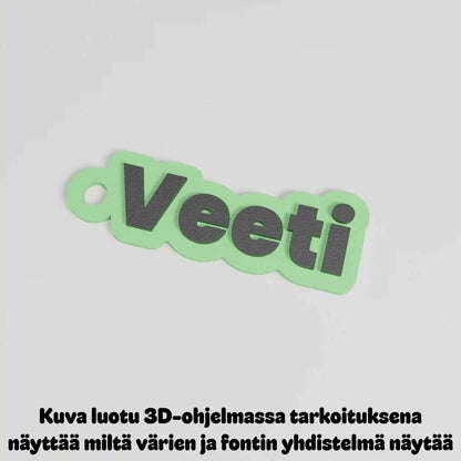 Avaimenperä omalla nimellä