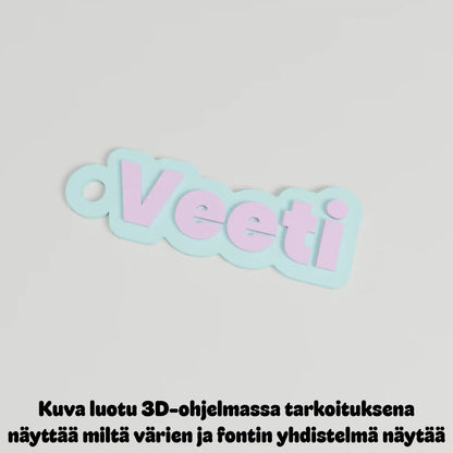 Avaimenperä omalla nimellä