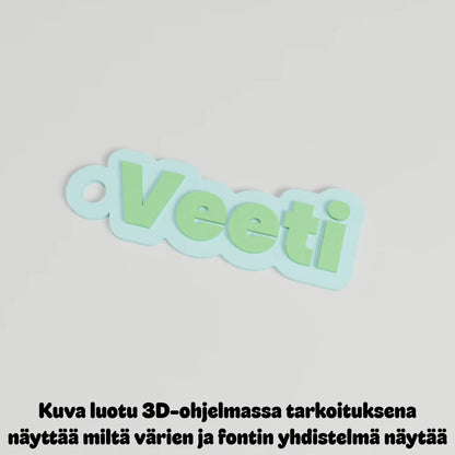 Avaimenperä omalla nimellä