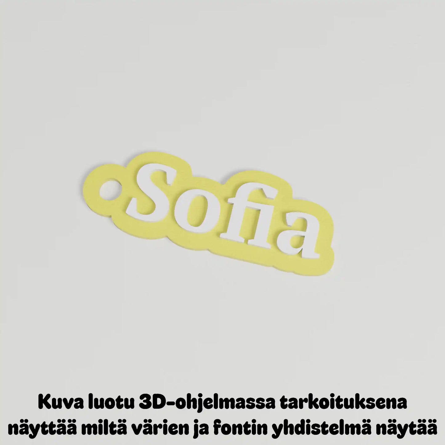 Avaimenperä omalla nimellä