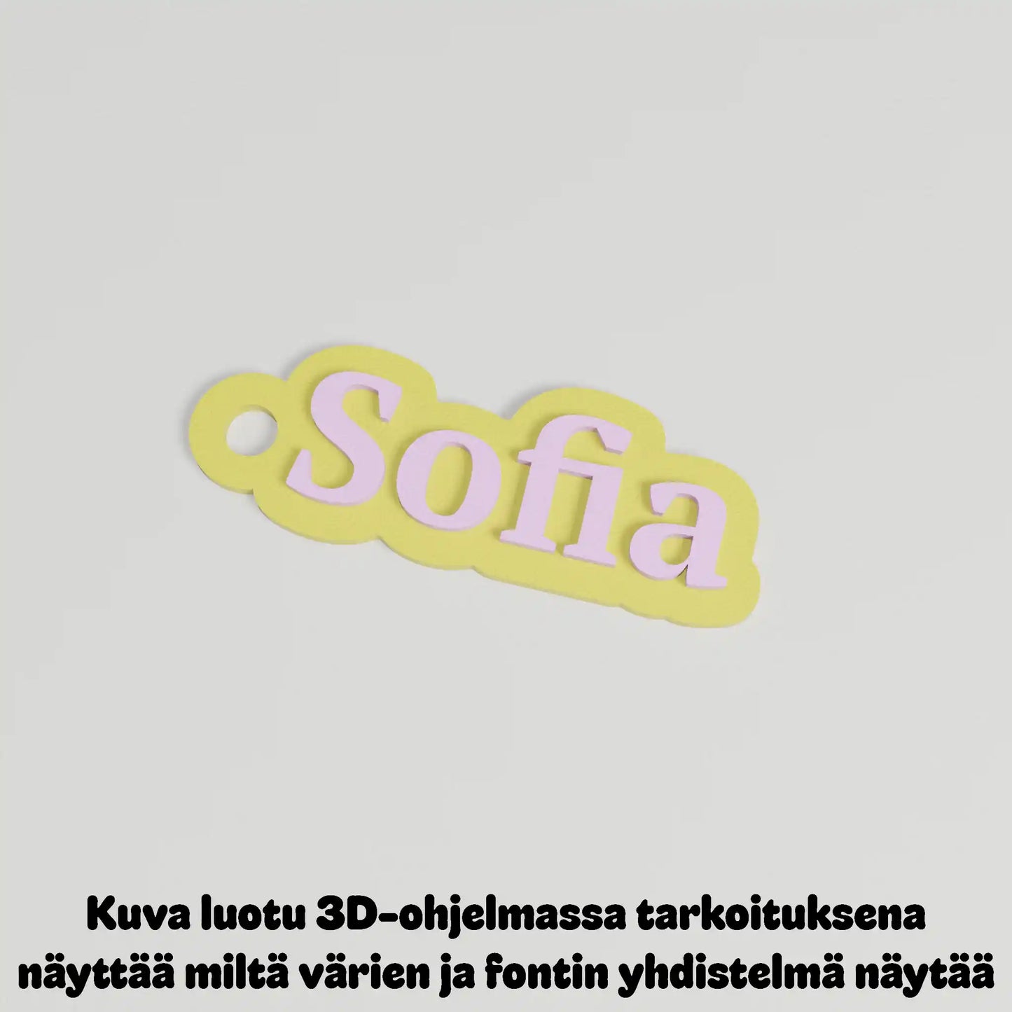 Avaimenperä omalla nimellä