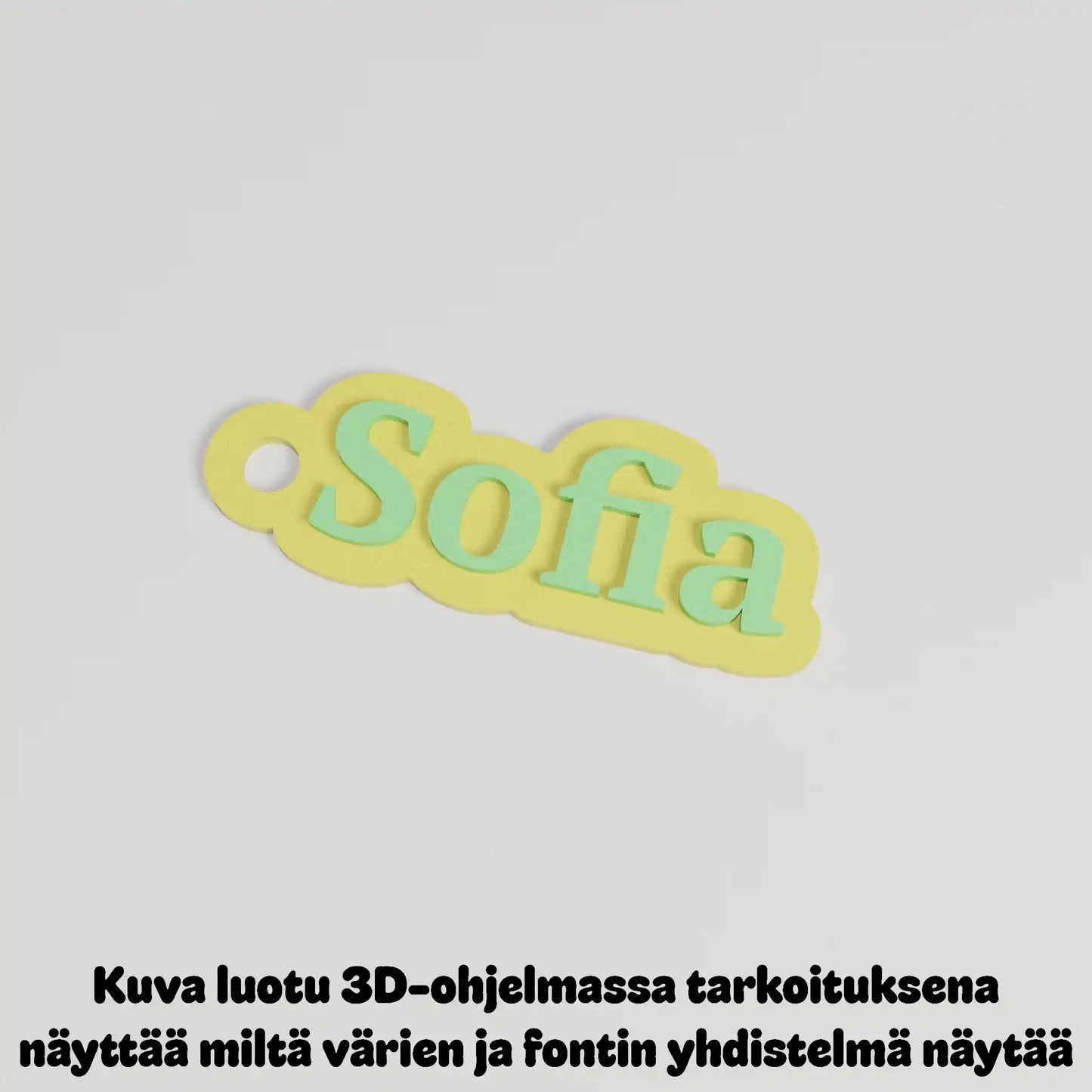 Avaimenperä omalla nimellä