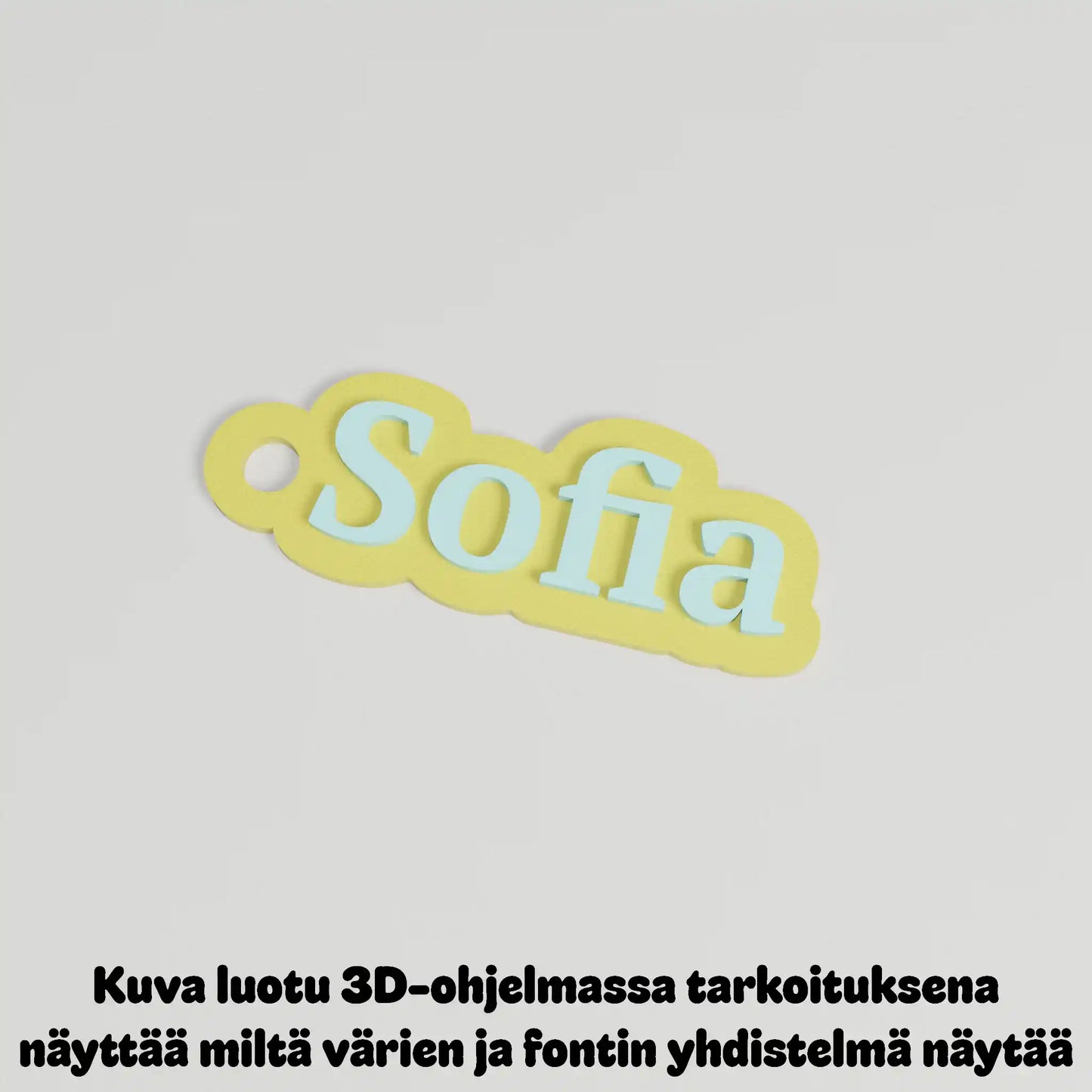 Avaimenperä omalla nimellä