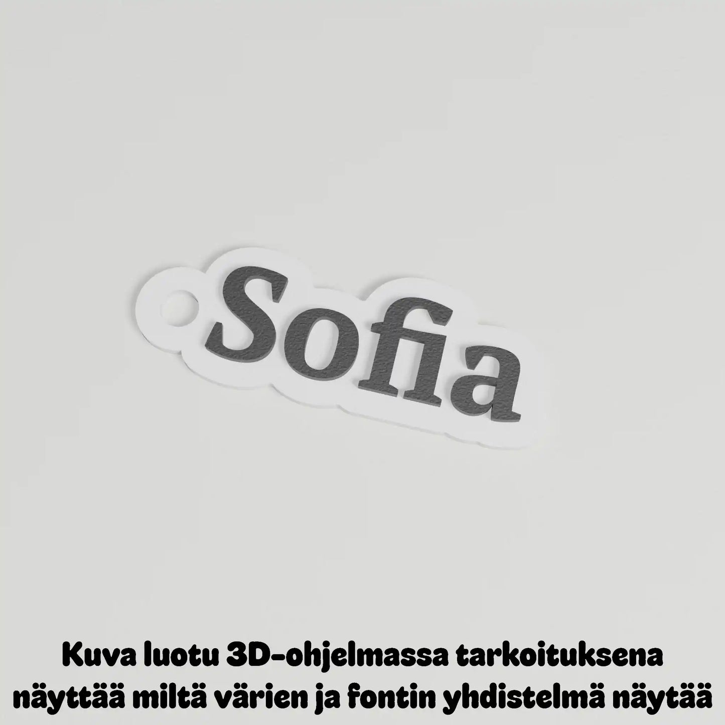 Avaimenperä omalla nimellä