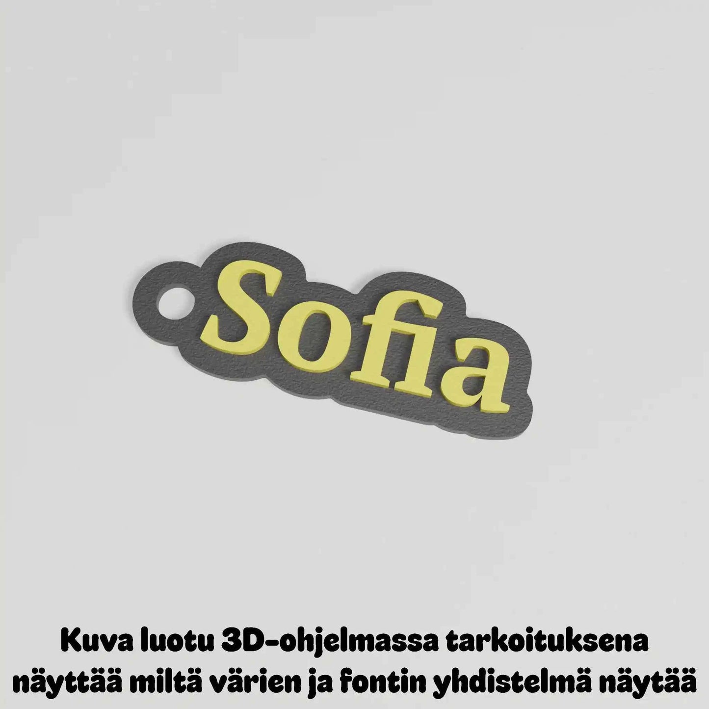 Avaimenperä omalla nimellä