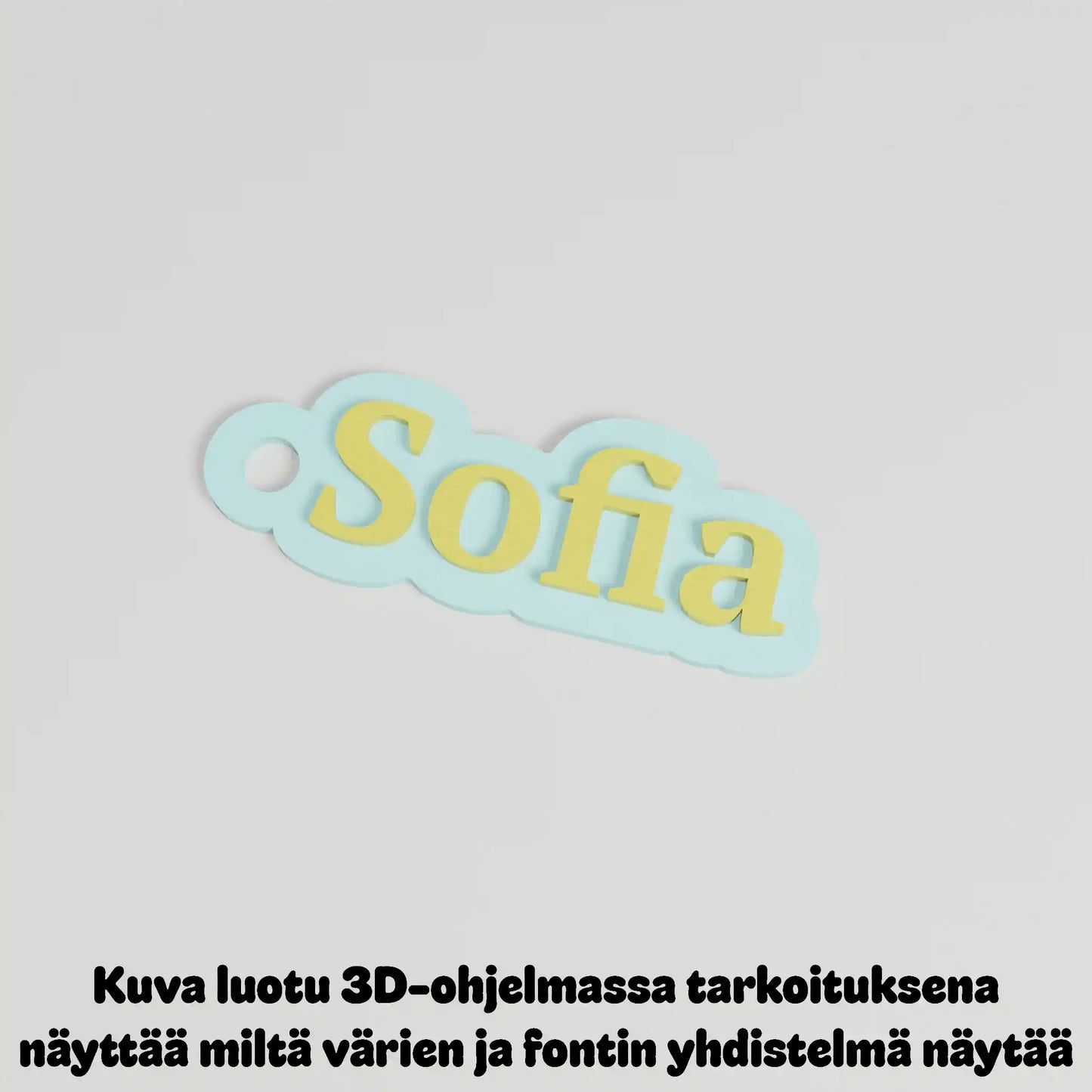 Avaimenperä omalla nimellä