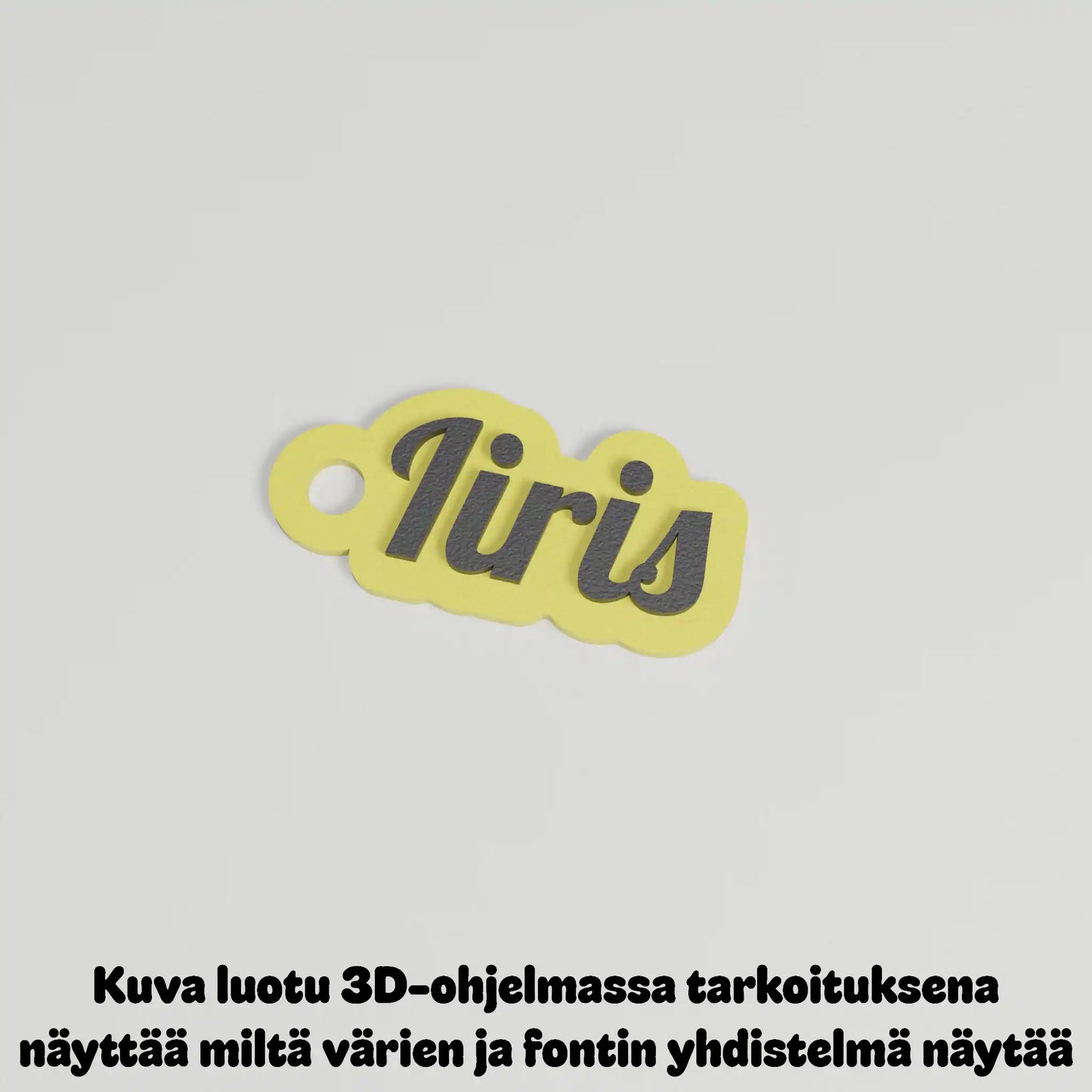 Avaimenperä omalla nimellä