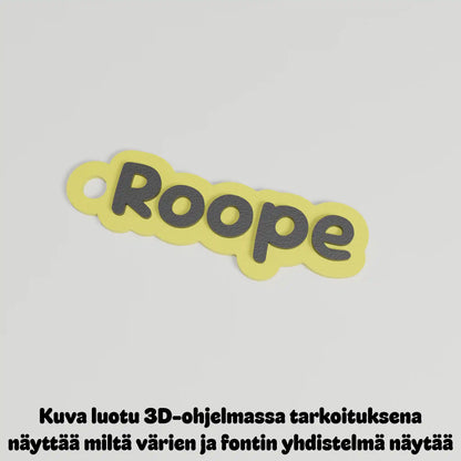 Avaimenperä omalla nimellä
