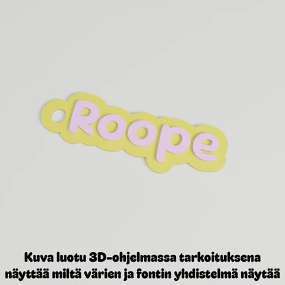 Avaimenperä omalla nimellä