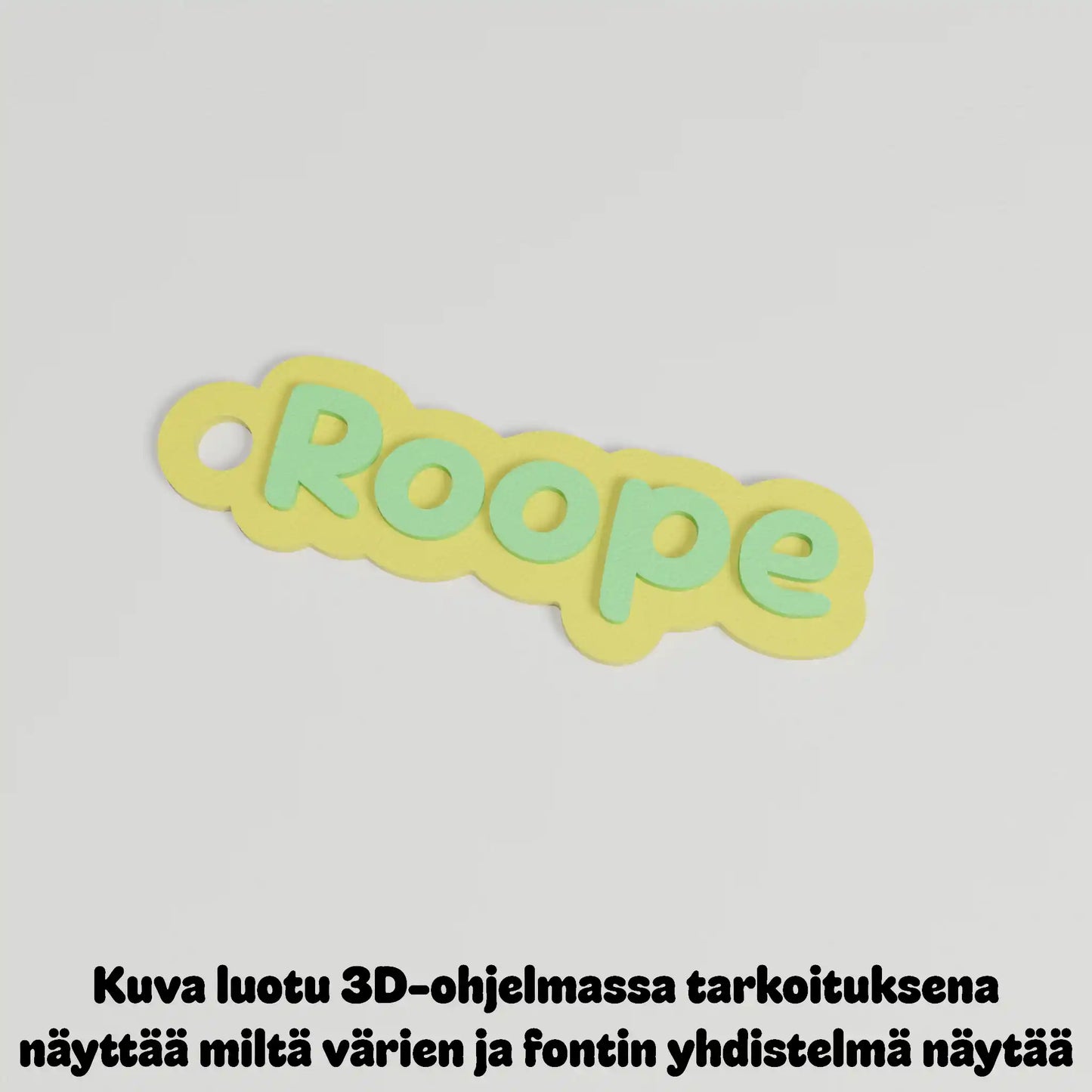 Avaimenperä omalla nimellä