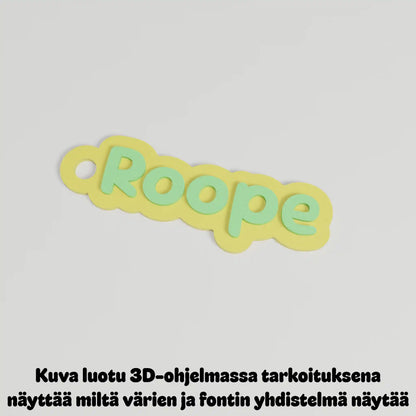 Avaimenperä omalla nimellä
