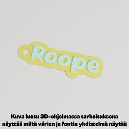 Avaimenperä omalla nimellä