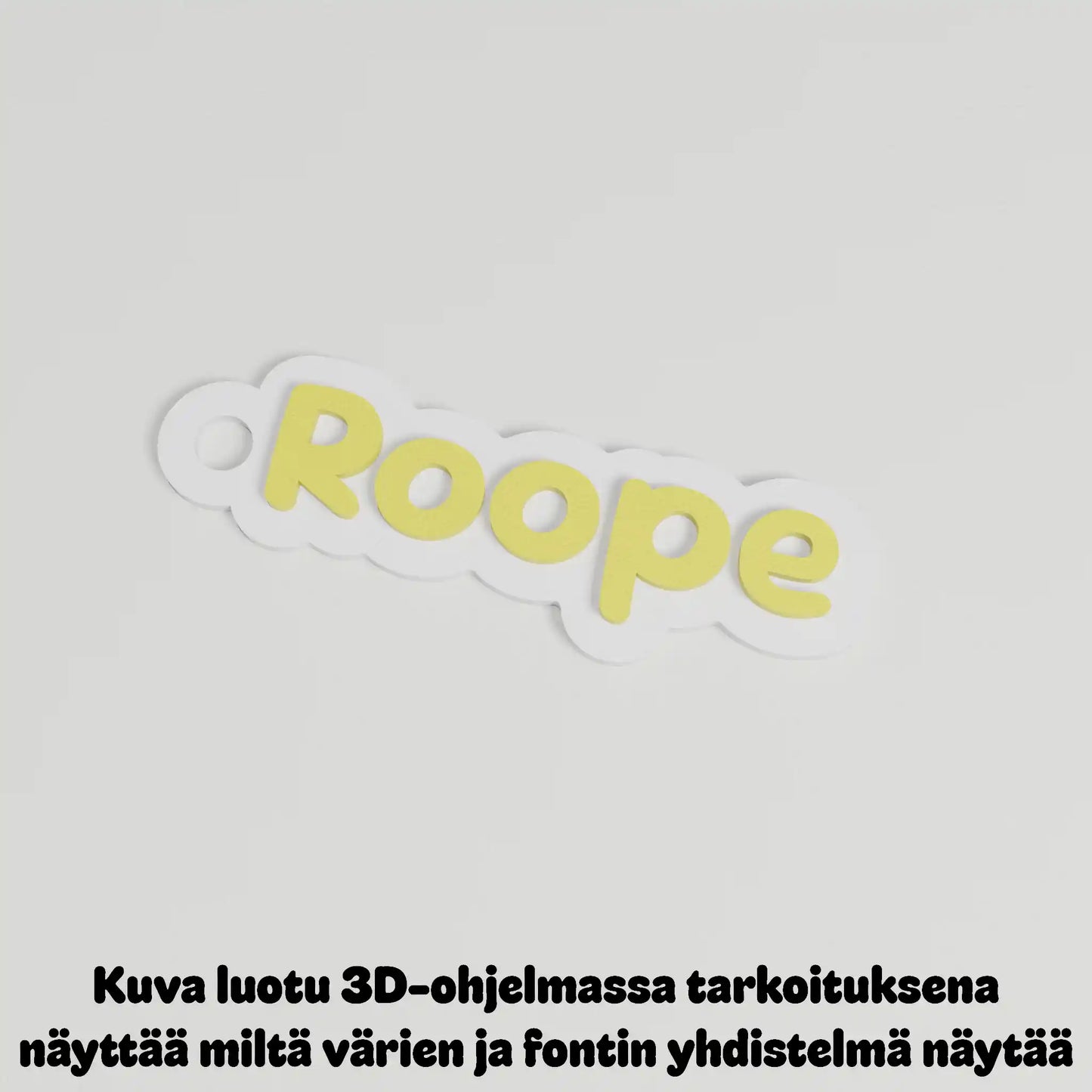 Avaimenperä omalla nimellä