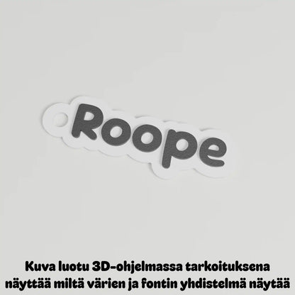 Avaimenperä omalla nimellä