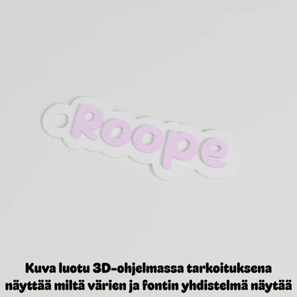 Avaimenperä omalla nimellä