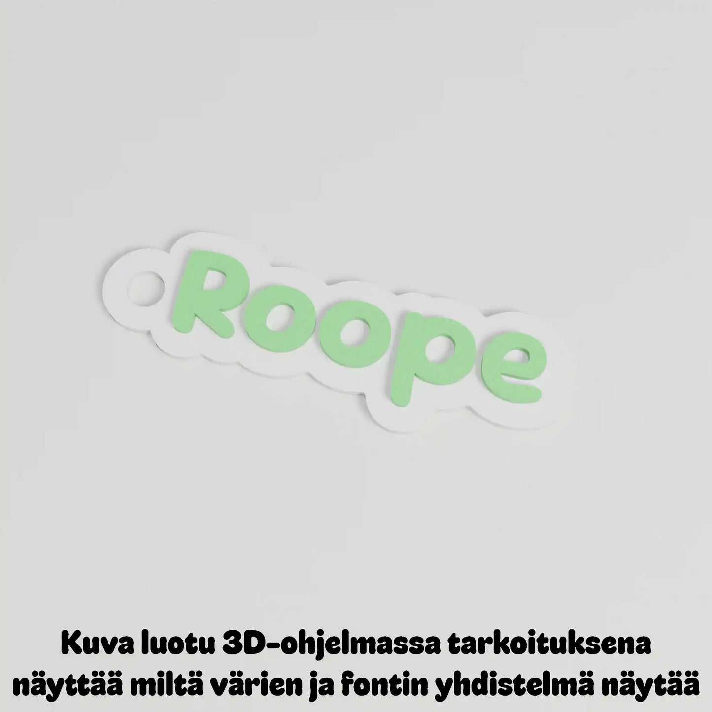 Avaimenperä omalla nimellä