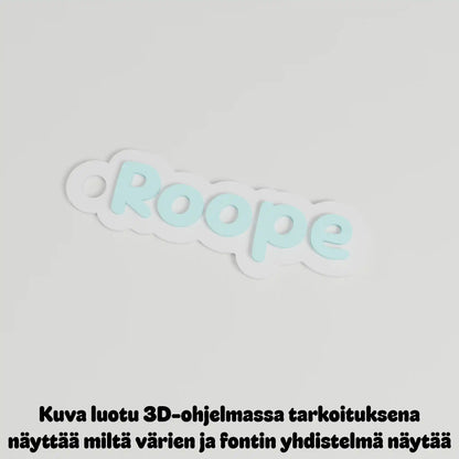 Avaimenperä omalla nimellä