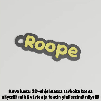 Avaimenperä omalla nimellä