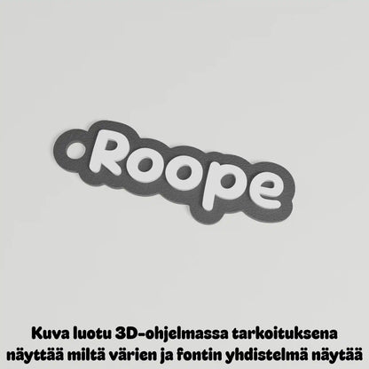 Avaimenperä omalla nimellä