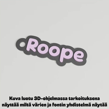 Avaimenperä omalla nimellä