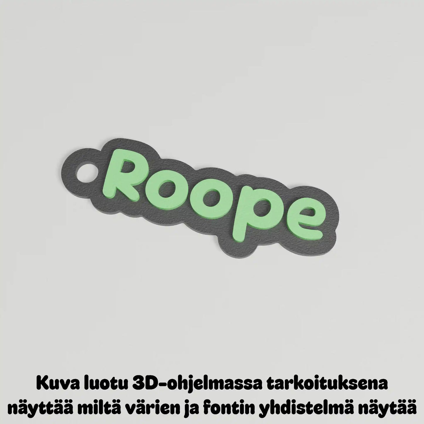 Avaimenperä omalla nimellä