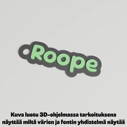 Avaimenperä omalla nimellä
