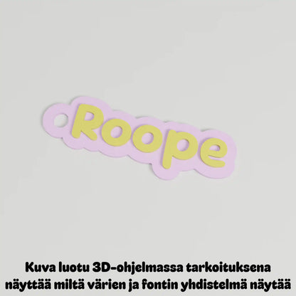 Avaimenperä omalla nimellä