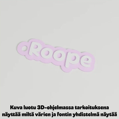 Avaimenperä omalla nimellä