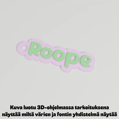 Avaimenperä omalla nimellä