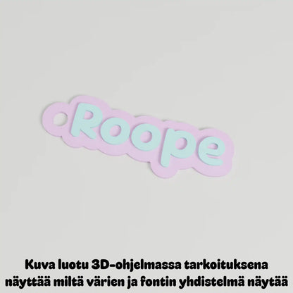 Avaimenperä omalla nimellä