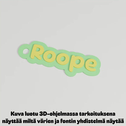 Avaimenperä omalla nimellä