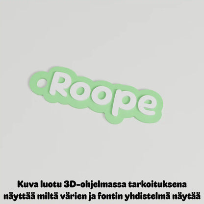 Avaimenperä omalla nimellä