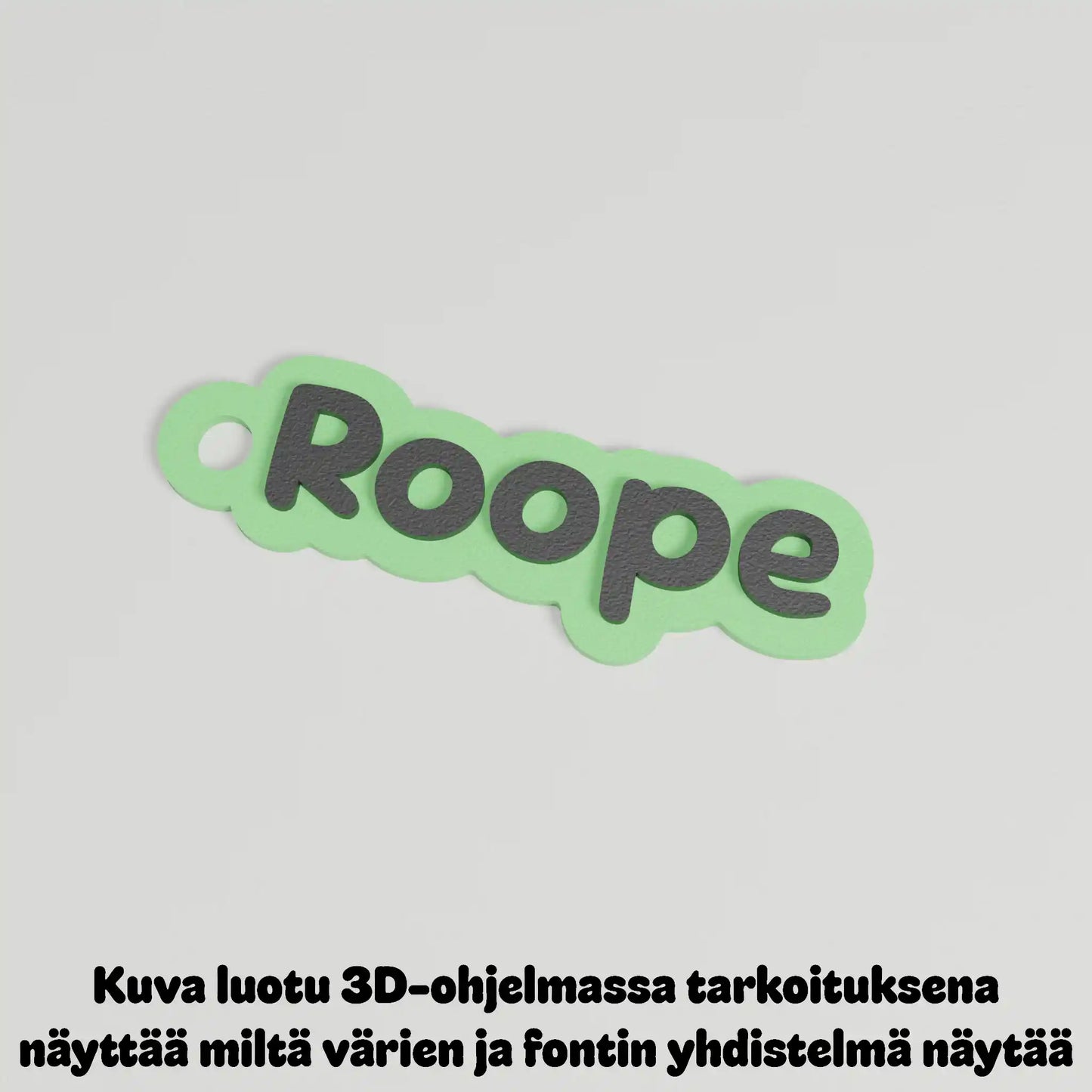 Avaimenperä omalla nimellä