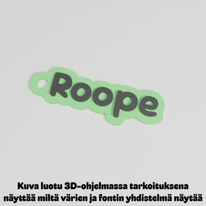 Avaimenperä omalla nimellä