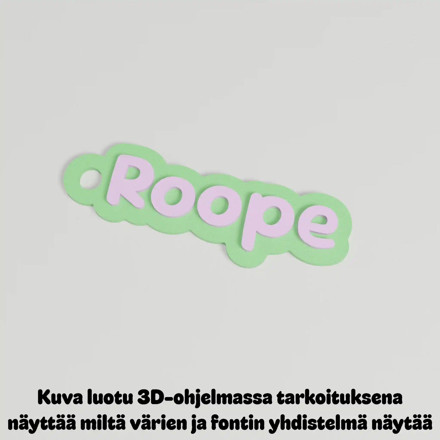 Avaimenperä omalla nimellä