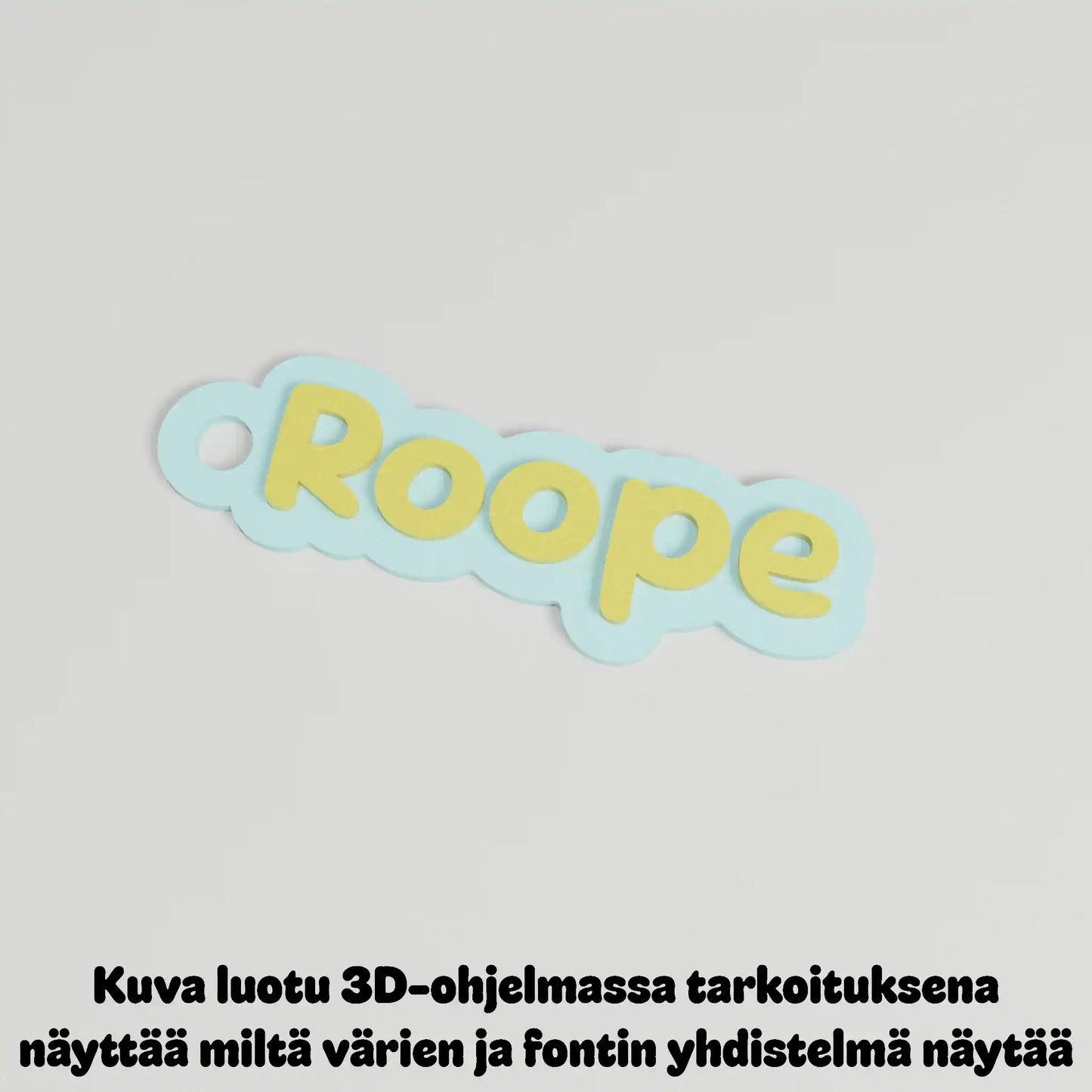 Avaimenperä omalla nimellä