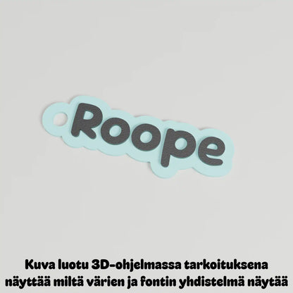 Avaimenperä omalla nimellä