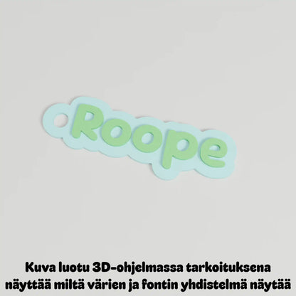 Avaimenperä omalla nimellä