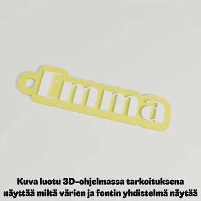 Avaimenperä omalla nimellä