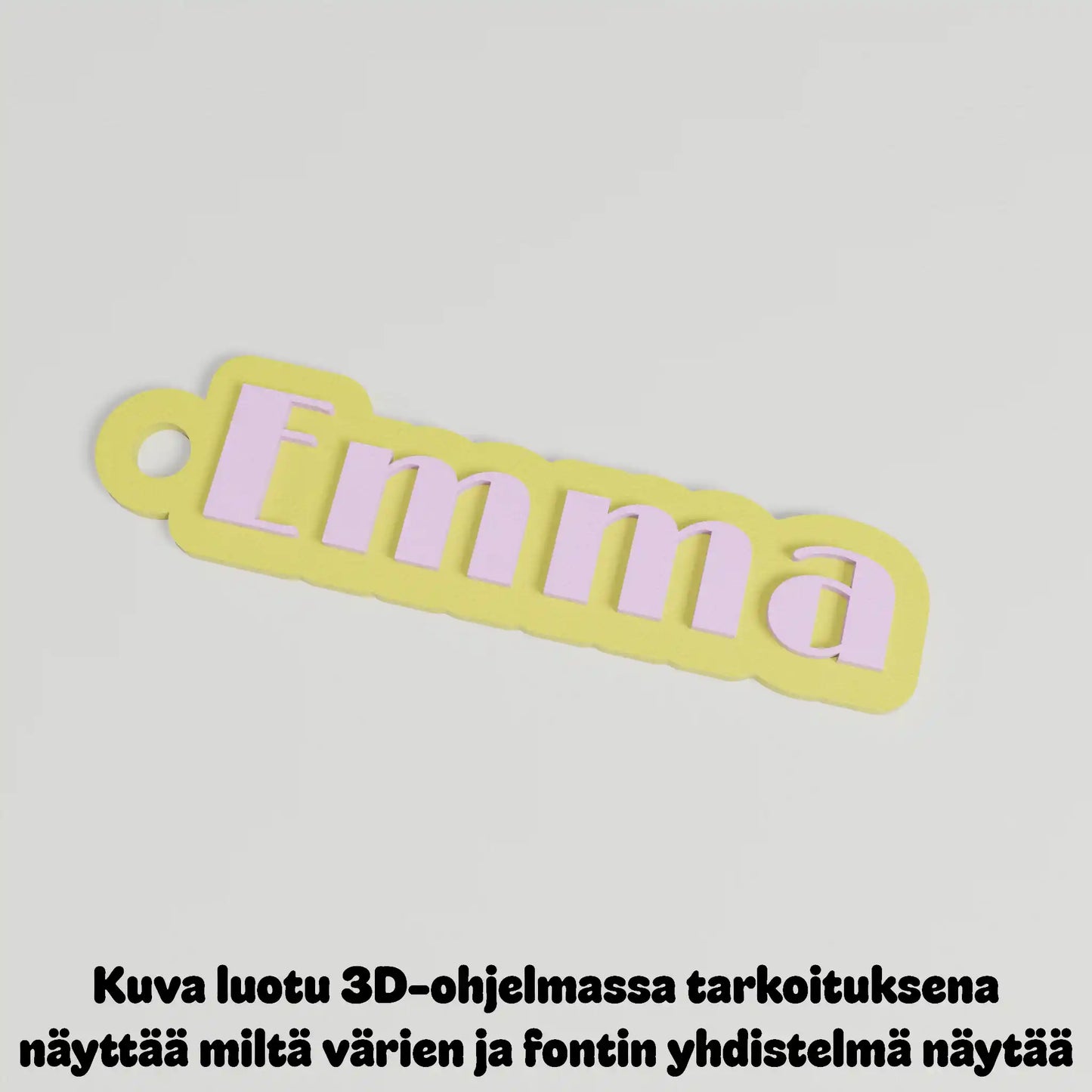 Avaimenperä omalla nimellä