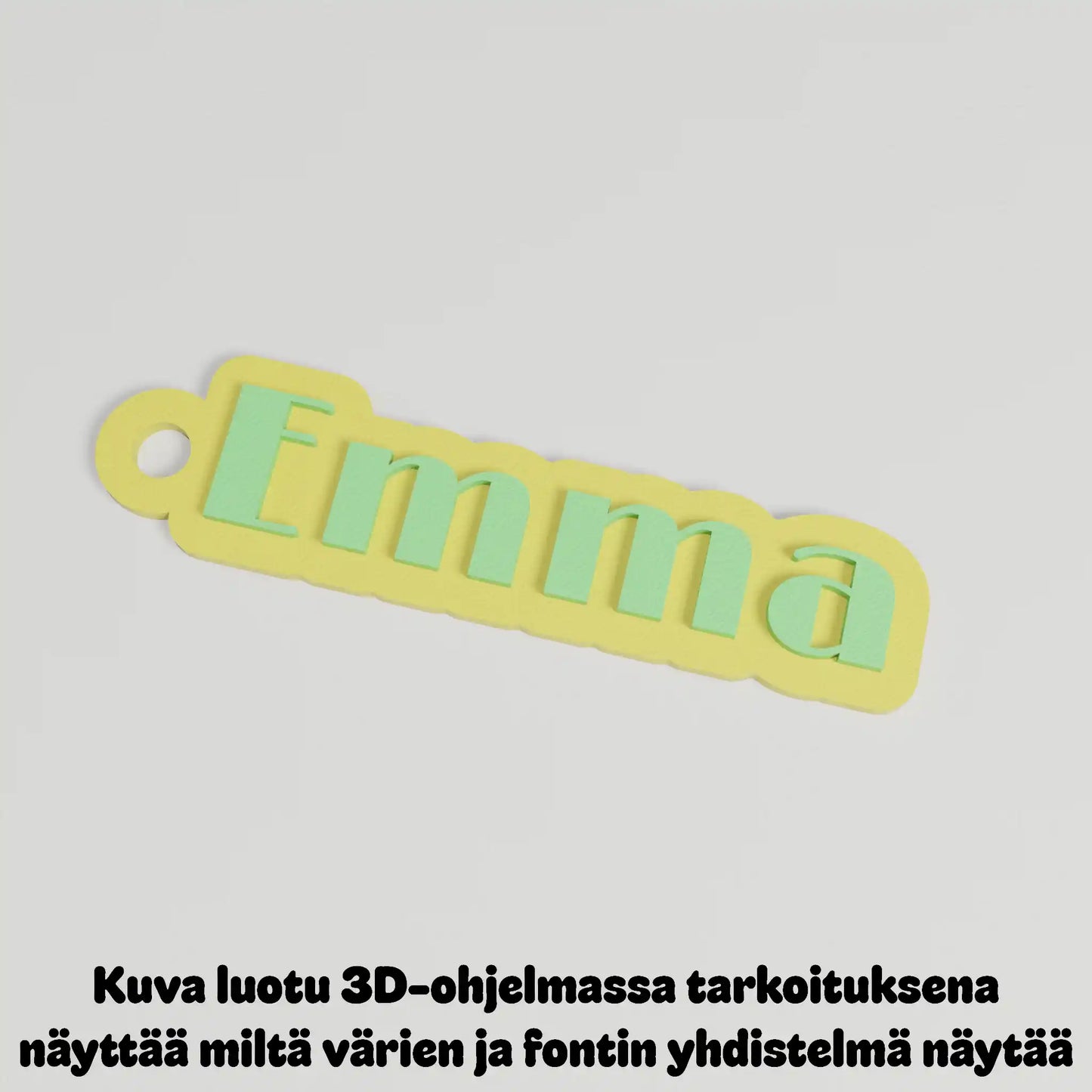 Avaimenperä omalla nimellä