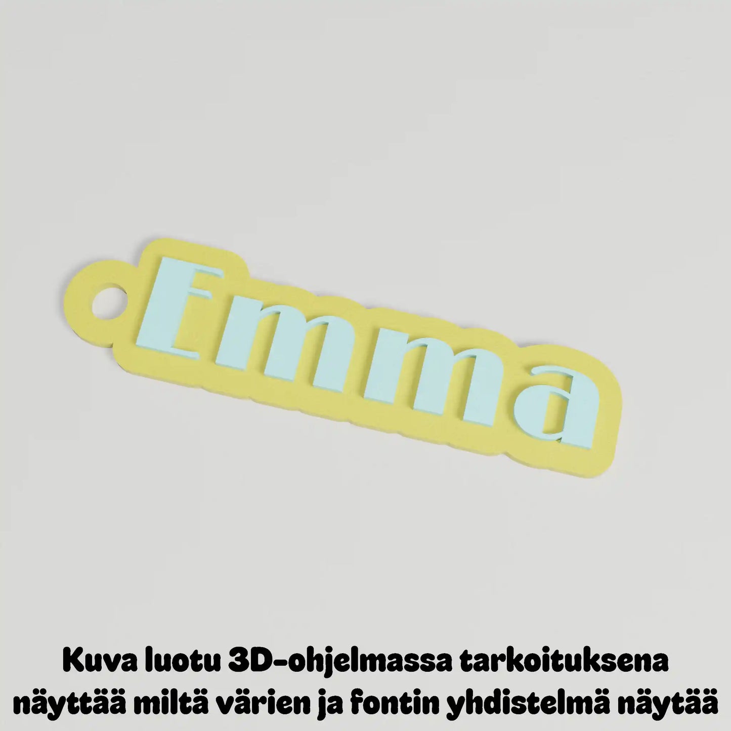 Avaimenperä omalla nimellä